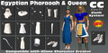 cc Cloth Egyptian Pharaoah King & Queen Bundle.jpg