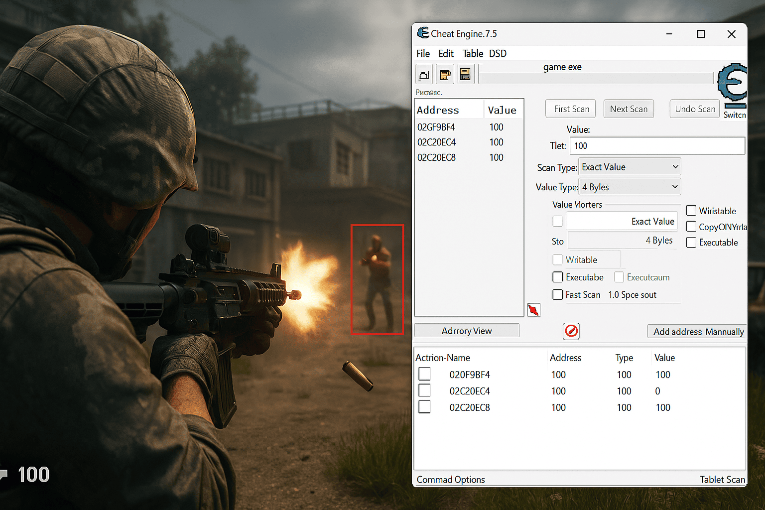 таблица cheat engine