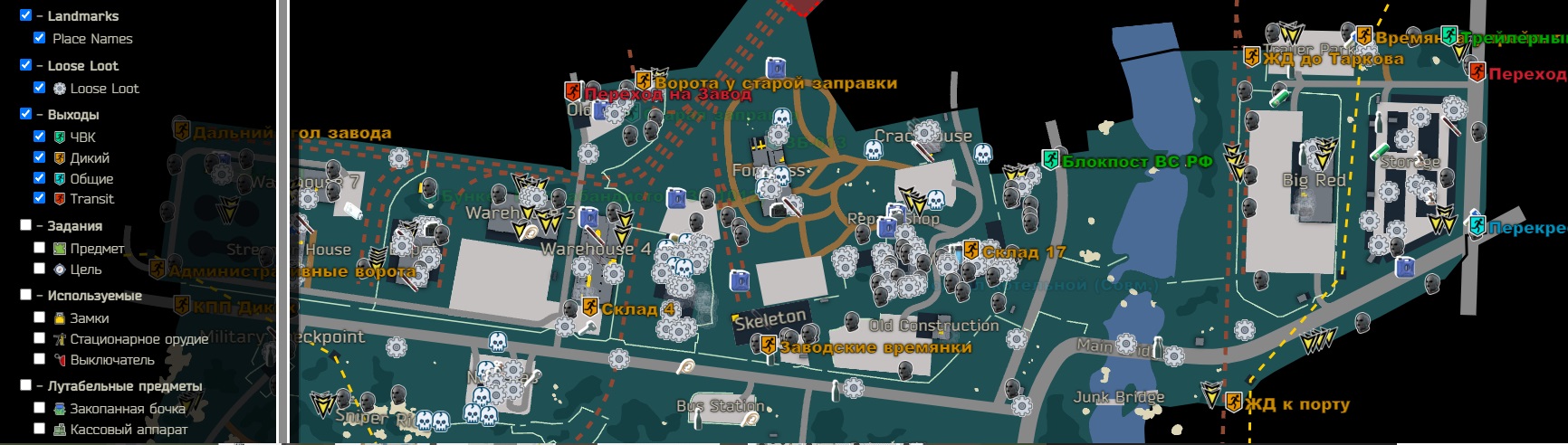 карта таможни тарков карта таможни тарков