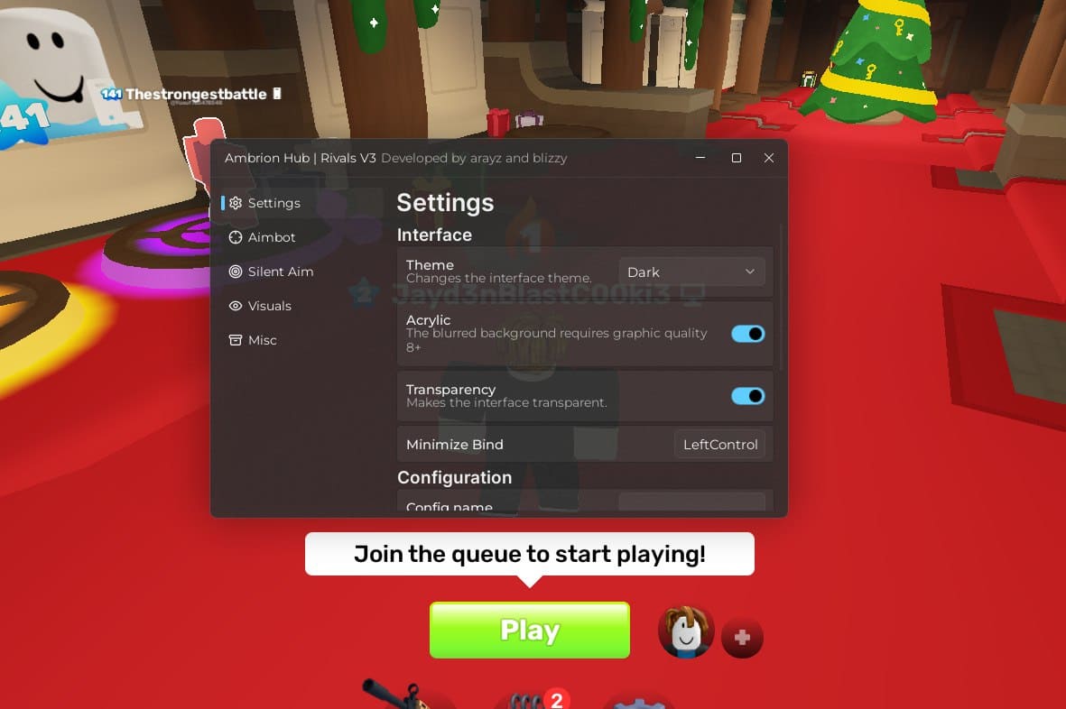 скрипт на ривалс аимбот