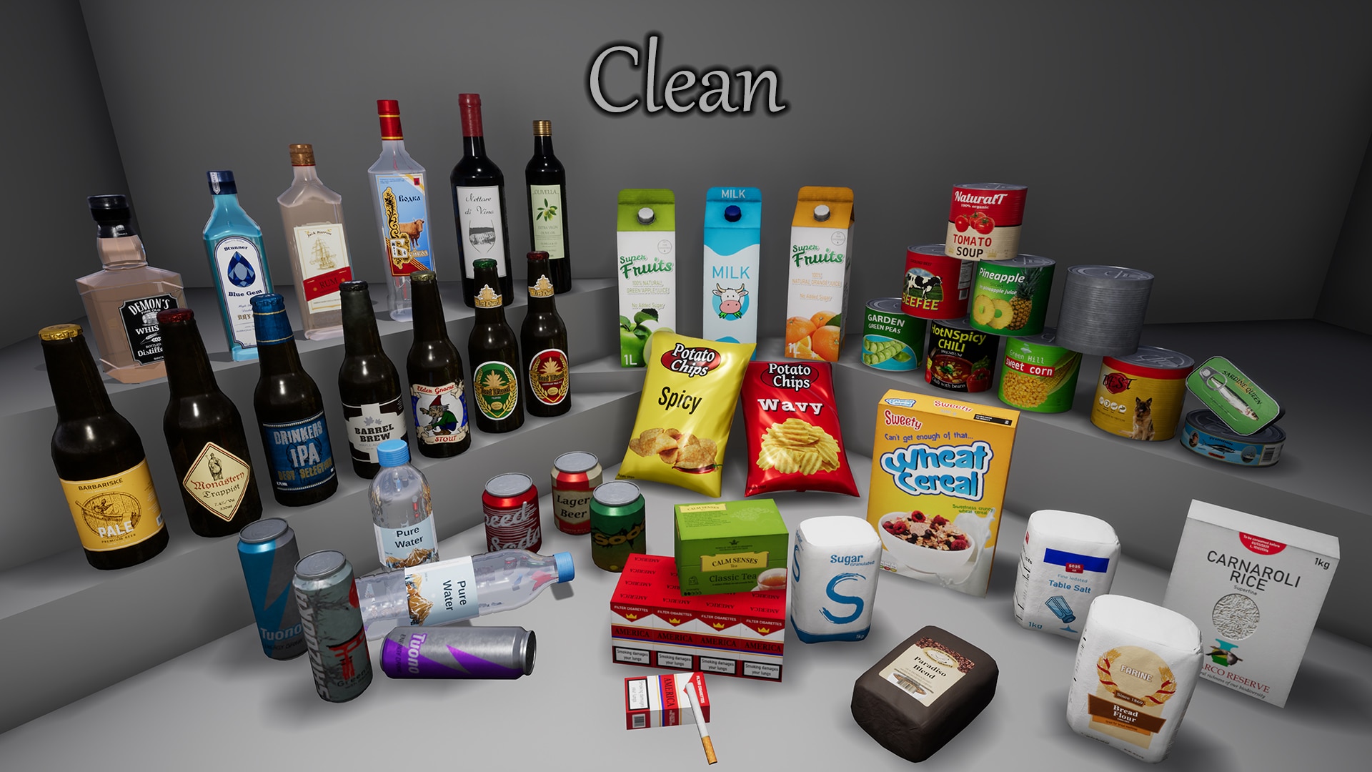 Product market fi. Supermarket products. Supermarket Simulator картинки. 3d Drinks. Drinks Market.